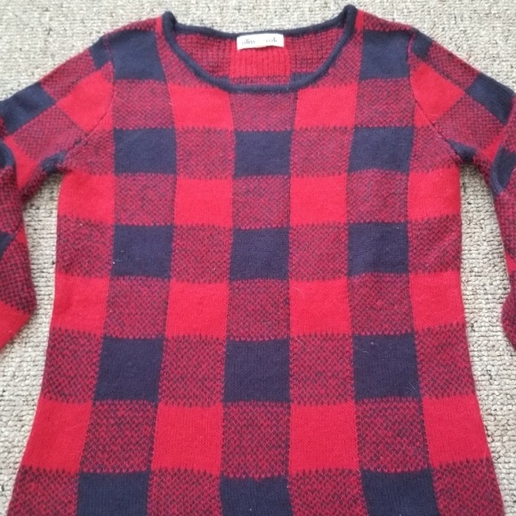 Olive & Oak plaid sweater - Picture 2 of 4